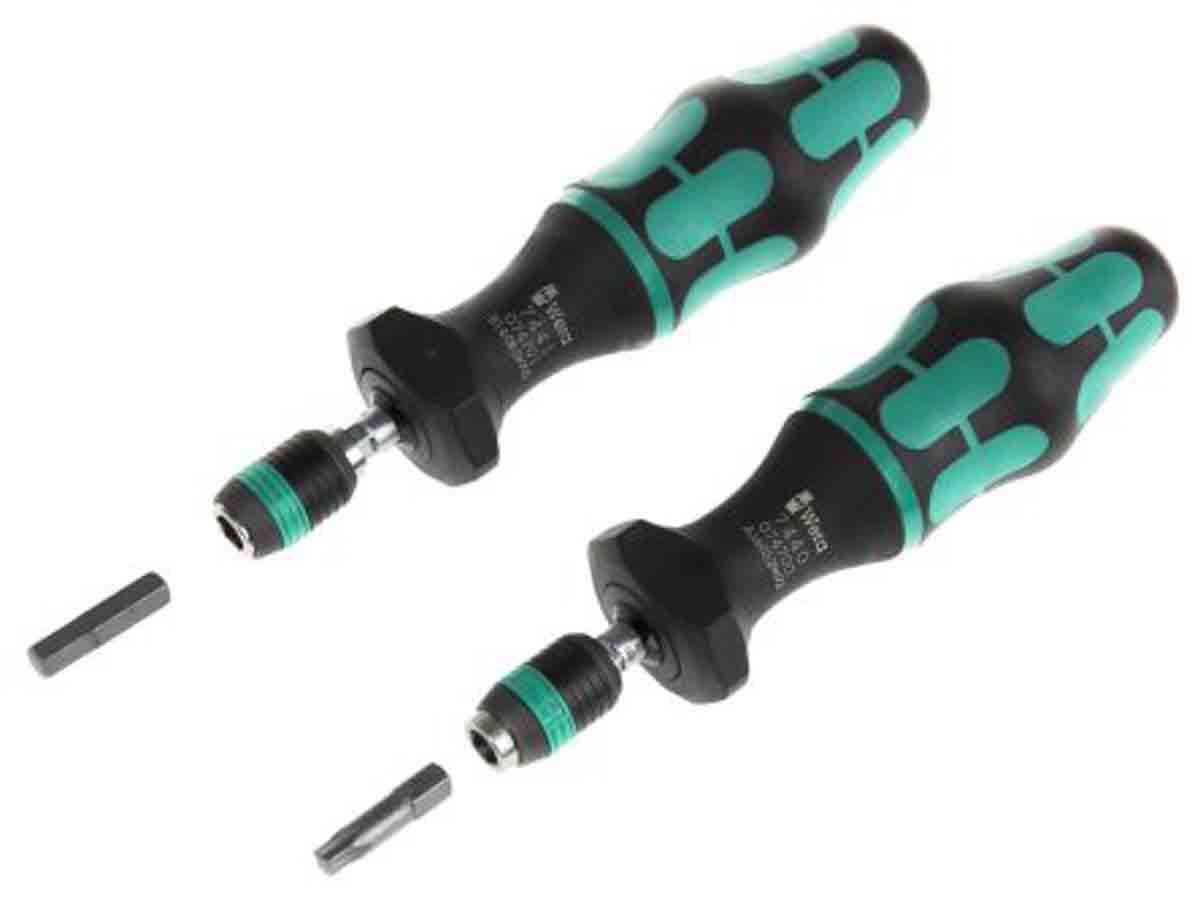05074739001 Wera Torque Screwdriver Set Hexagon, Hex-Plus, Torx, Torx Plus Torque Screwdriver & Bit Set, 0.3 To 6 Nm, 1/4 in Drive,