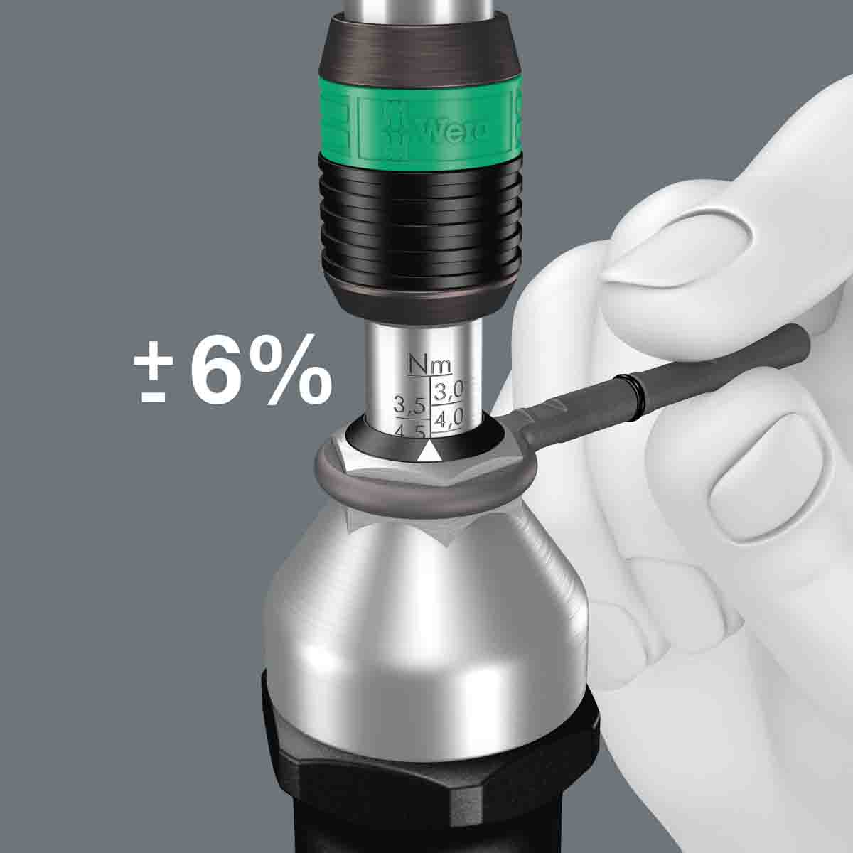 05074739001 Wera Torque Screwdriver Set Hexagon, Hex-Plus, Torx, Torx Plus Torque Screwdriver & Bit Set, 0.3 To 6 Nm, 1/4 in Drive,