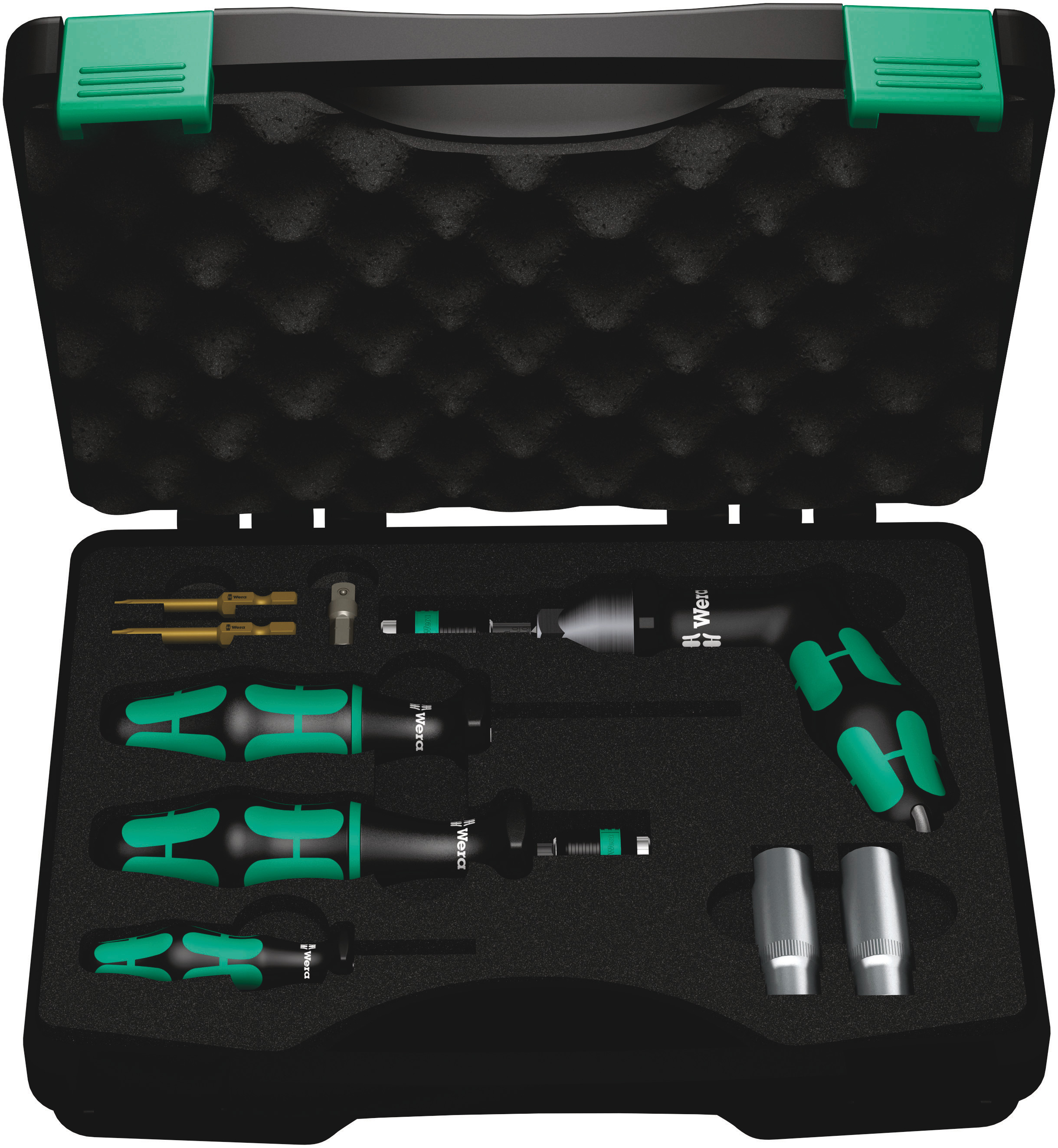 Wera Torx Torque Screwdriver & Bit Set, 1/4 in Drive