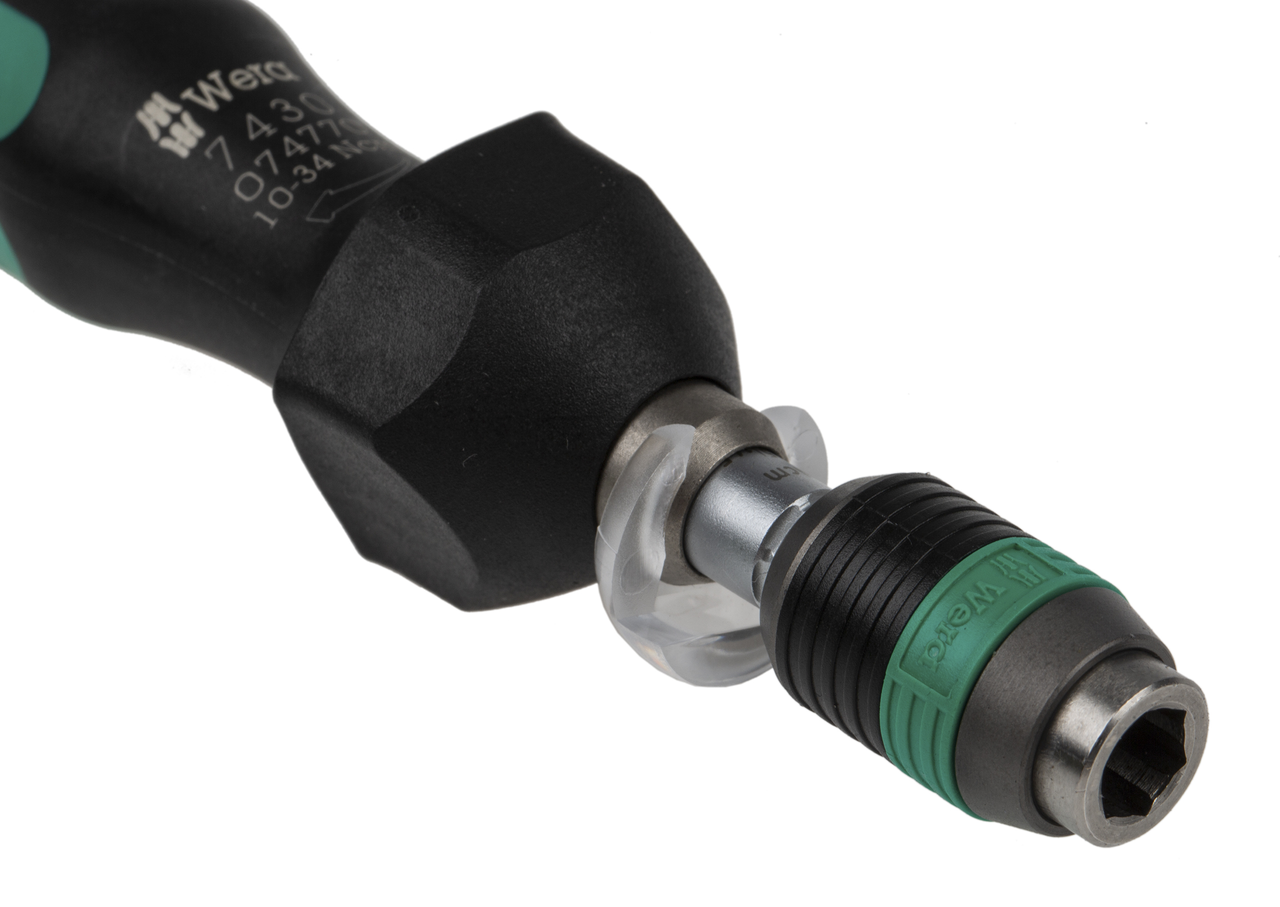 05074770001 Wera Adjustable Torque Screwdriver, 0.1 To 0.34 Nm, 1/4 in Drive, ±6 % Accuracy