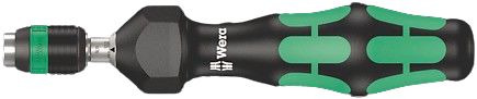 05074770001 Wera Adjustable Torque Screwdriver, 0.1 To 0.34 Nm, 1/4 in Drive, ±6 % Accuracy