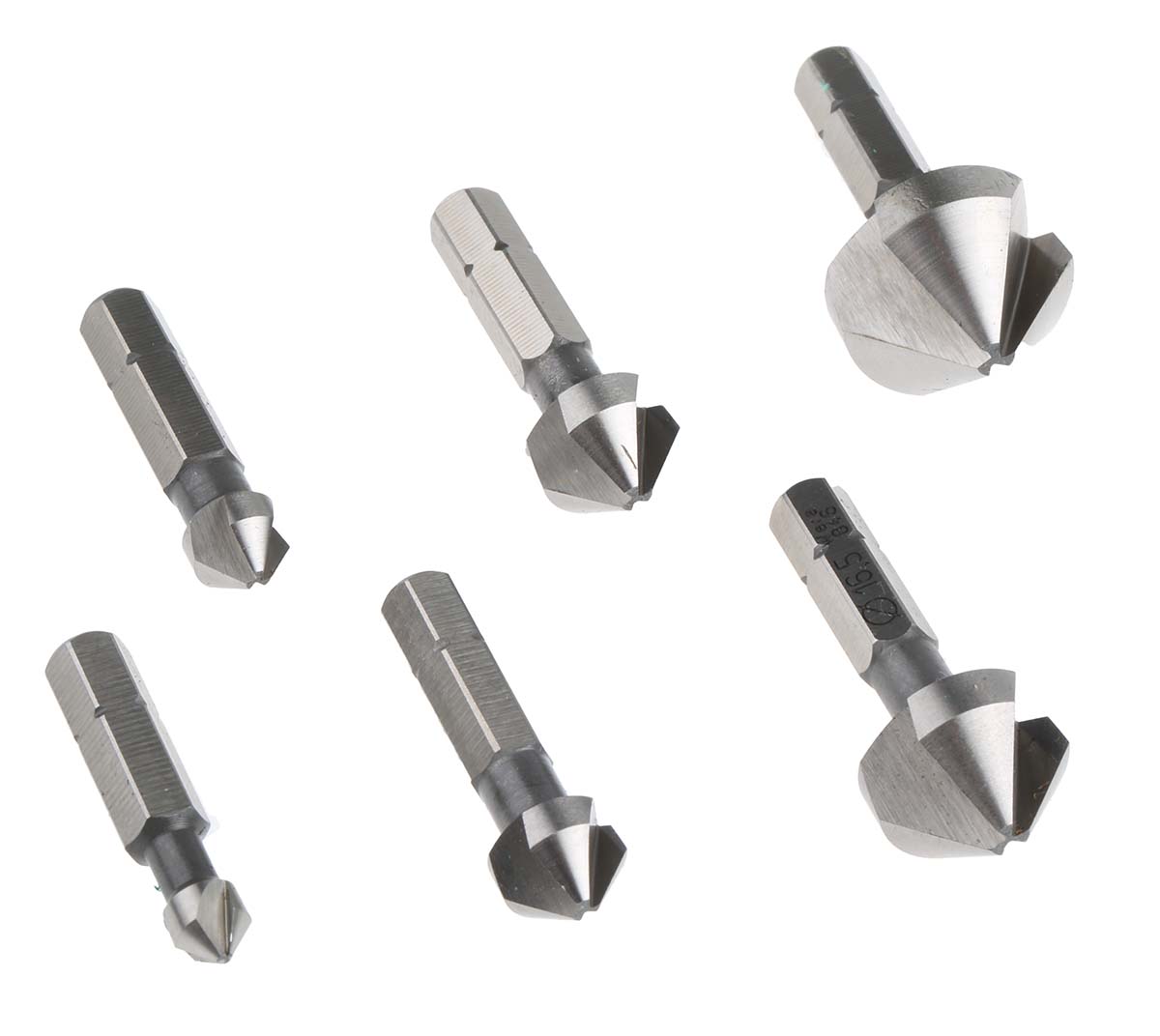 05104650001 Wera High Speed Steel Countersink Drill Bit Set, 3 Flute(s), 90 °, 8 Piece(s)