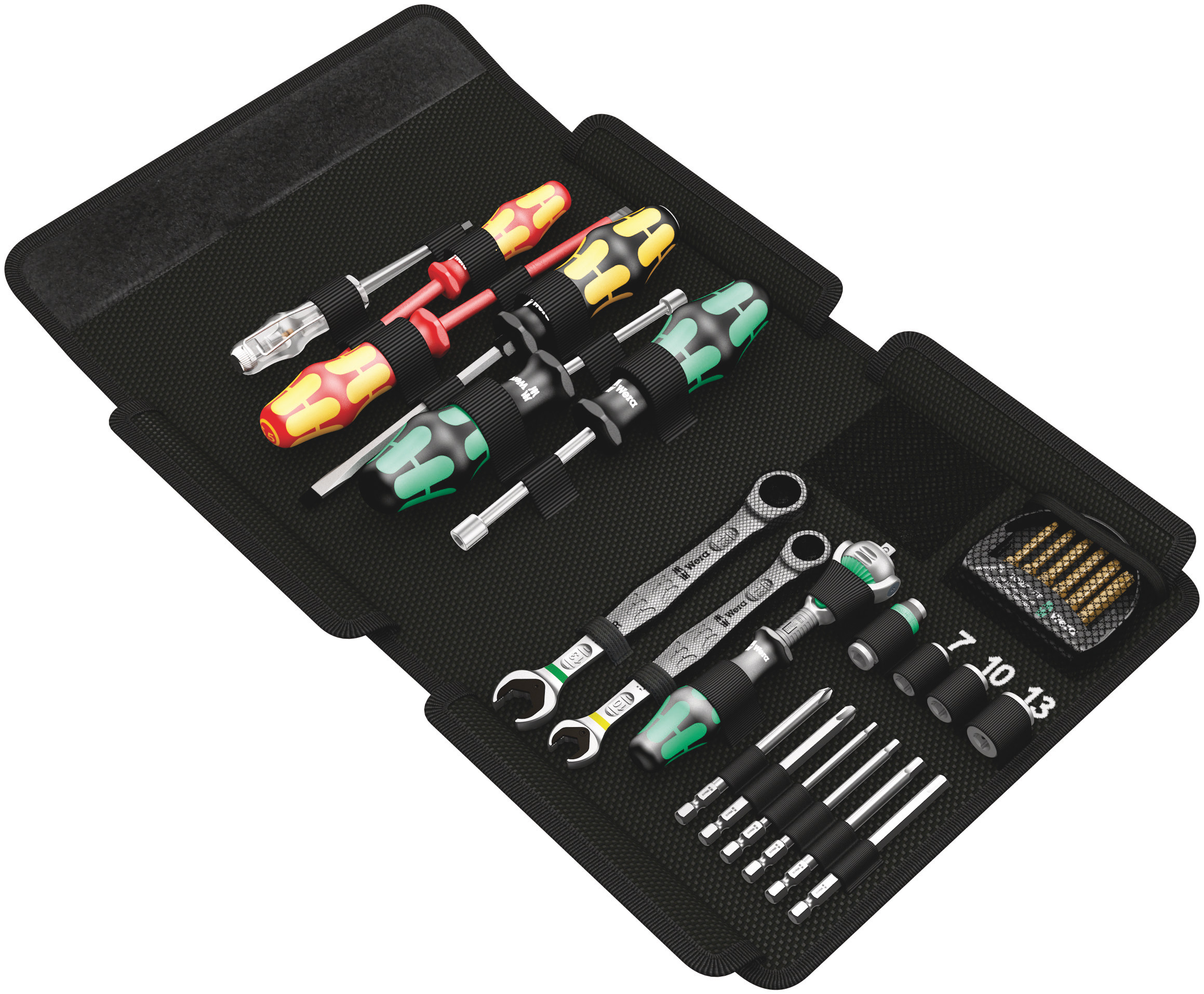 Wera 25 Piece Plumber Tool Kit Tool Kit with Pouch VDE/1000V Approved