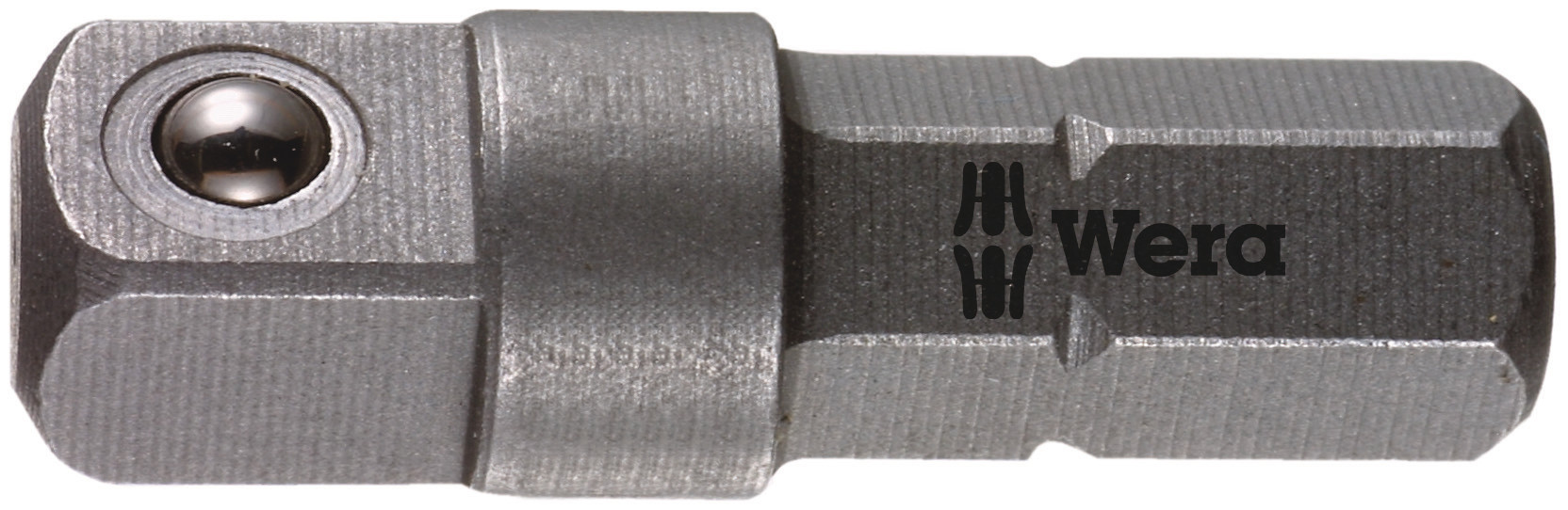 Wera 1/4 in Hex Adapter, 25 mm Overall