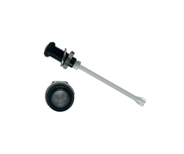 RHD-1390-F9PZ67PR Bivar, Panel Mount Vertical LED Light Pipe, Clear Round Lens