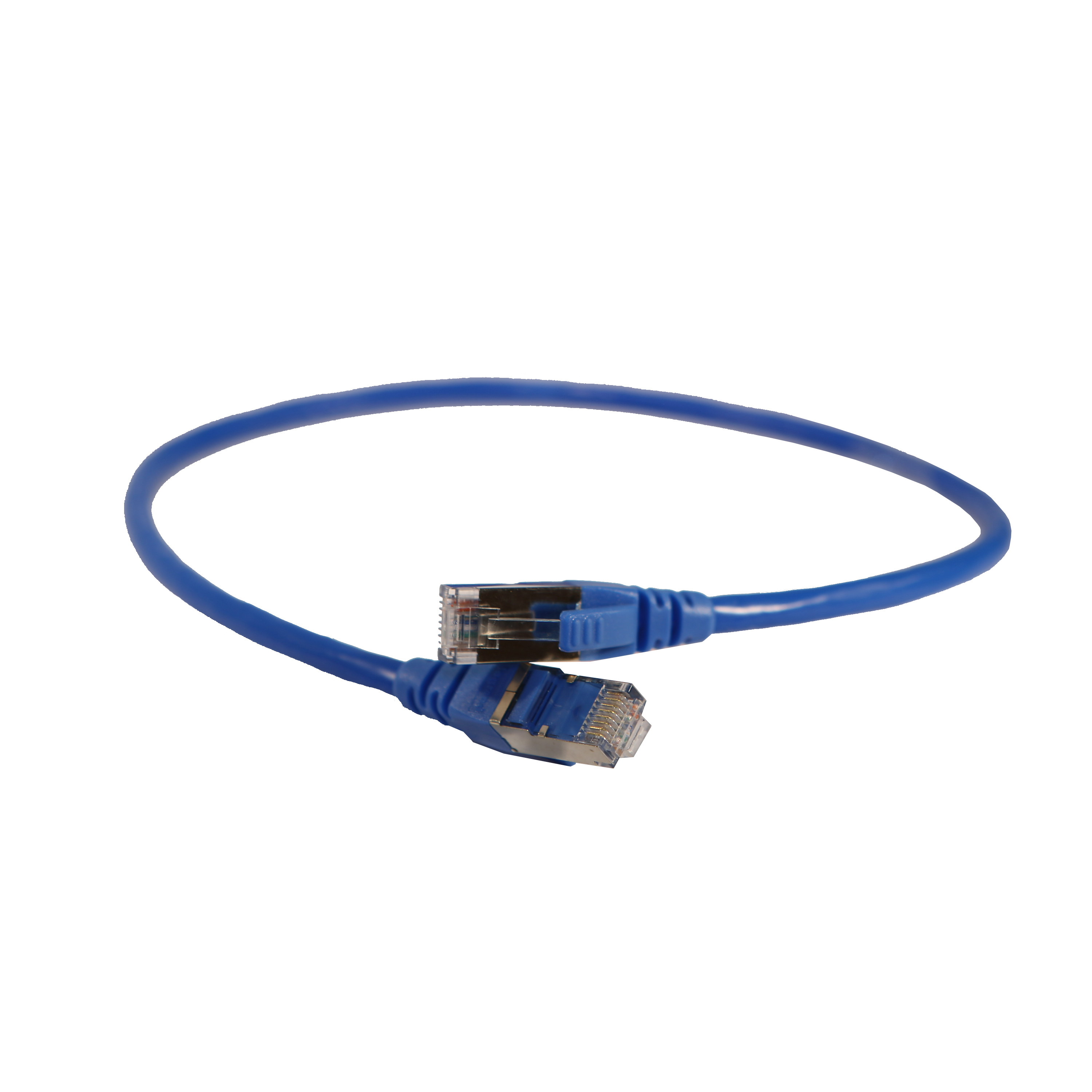 Legrand, 500 mm Cat6 Ethernet Cable, Blue RJ45 to Male RJ45 Male Polyvinyl Chloride Sheath, F/UTP