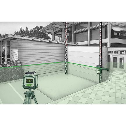 052555a Laserliner Duraplane G360 515 nm Laser Colour Green Laser Level
