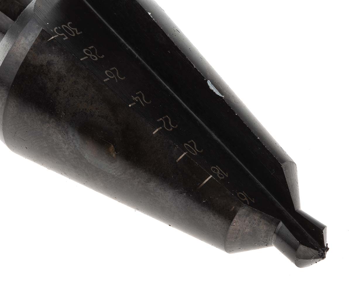 05209 EXACT 3-Piece Step Drill Bit Set for Metal, 30.5 mm Max, 3 mm Min, HSS Bits