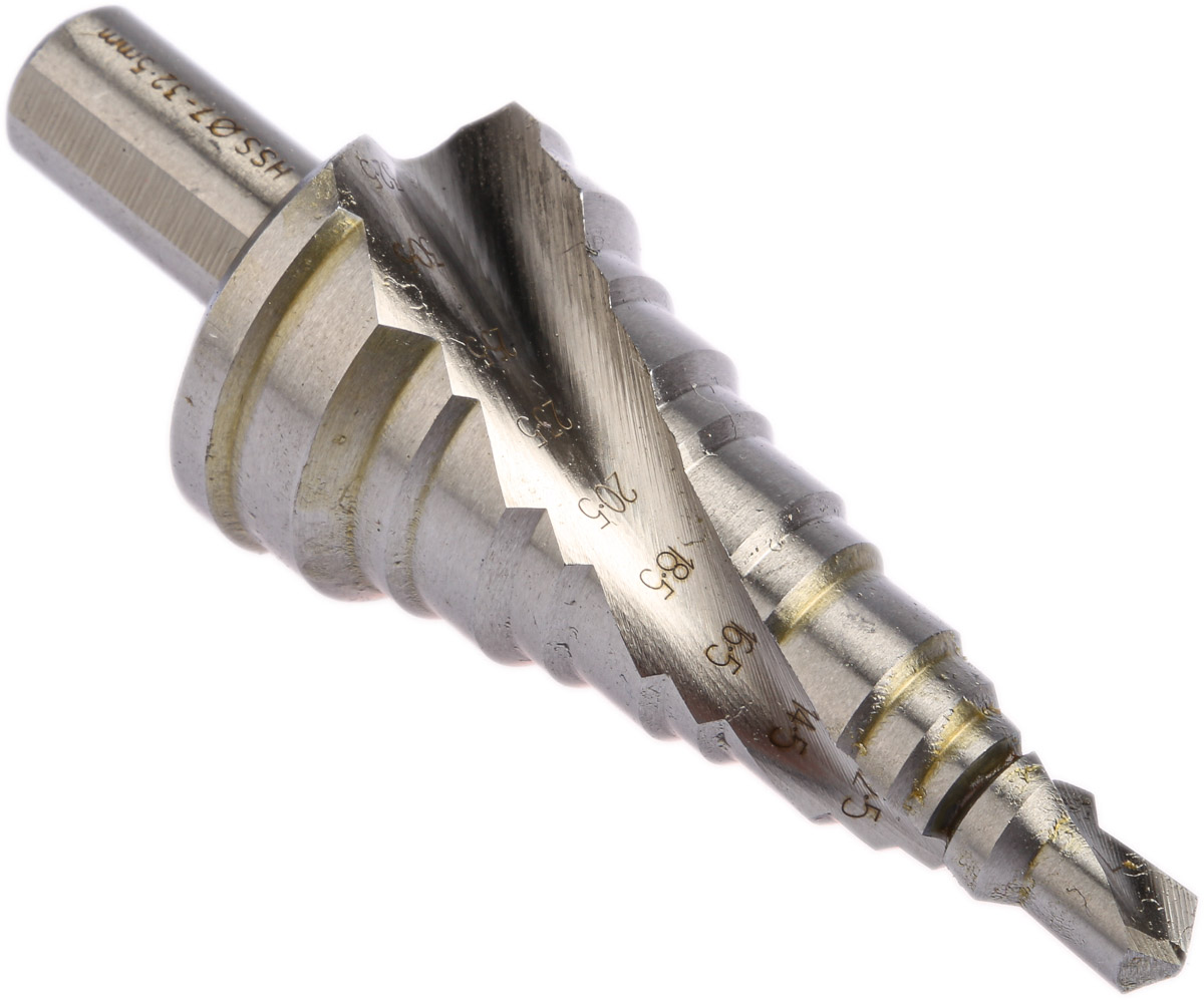 EXACT HSS 7-30.5 mm Drill Bit, Hex