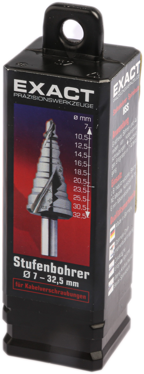 05310 EXACT HSS 7-30.5 mm Drill Bit, Hex