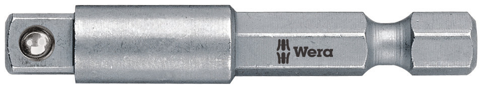 Wera 870/4 1/4 in Square Adapter, 50 mm Overall