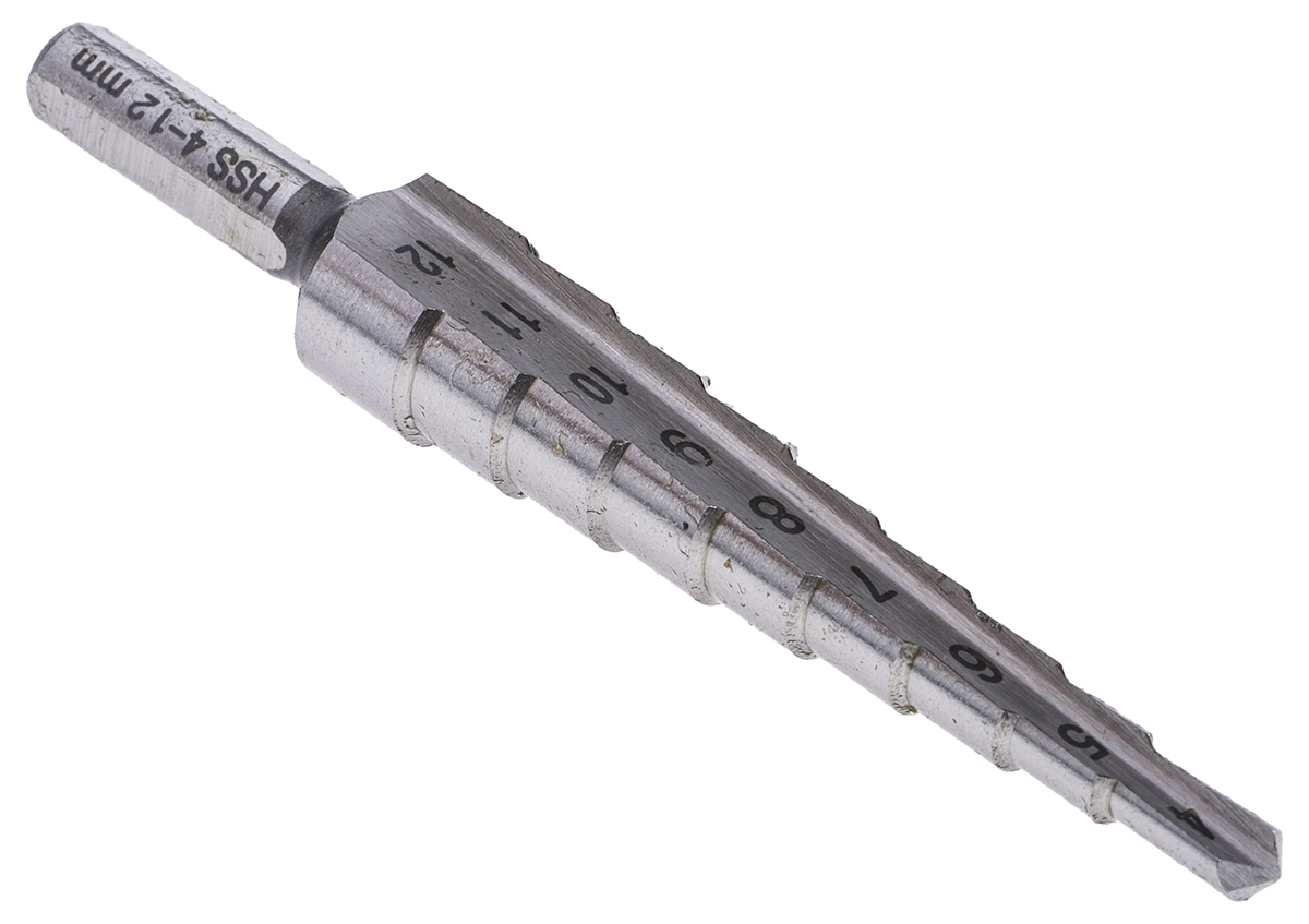 EXACT High Speed Steel 4 mm Drill Bit, Triangular