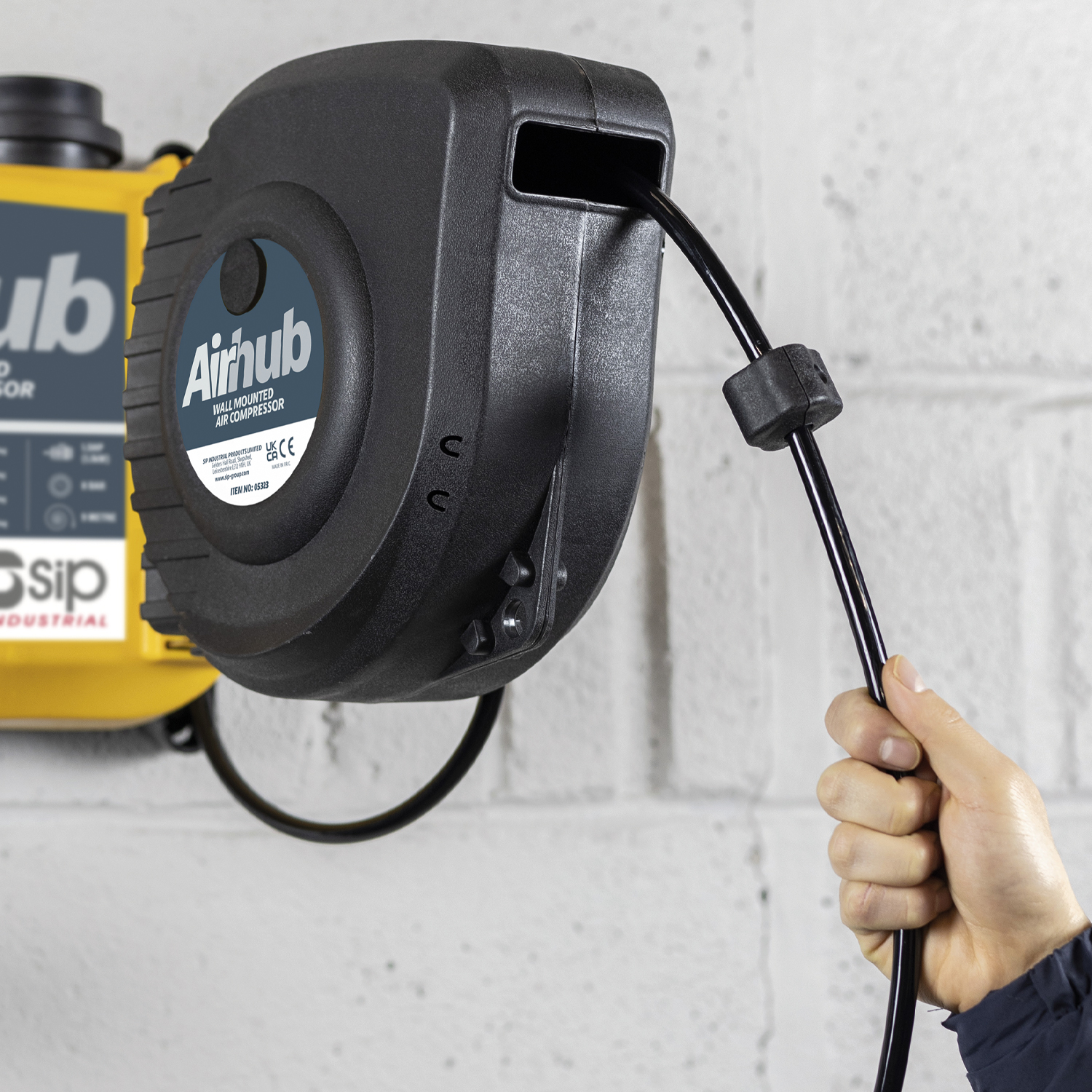 05323 SIP 1.5 HP Air Compressor, 116 psi, 7.2 kg