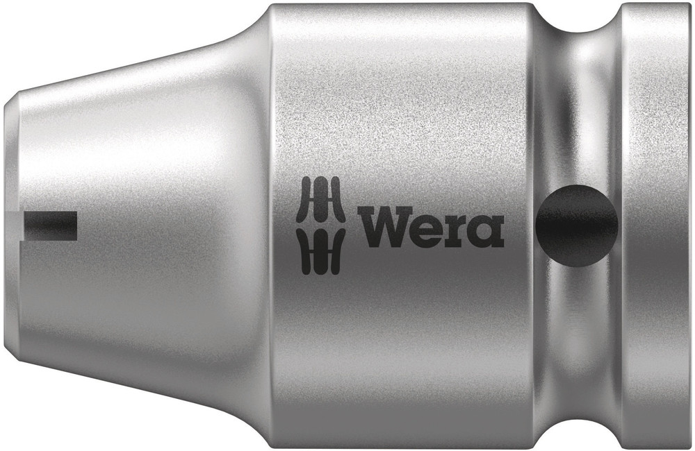 Wera 3/8 in Square Square to Hexagon, 30 mm Overall