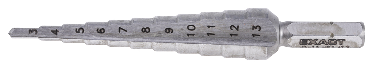 05361 EXACT HSS 3-13 mm Drill Bit, 85 mm, Hex, 21