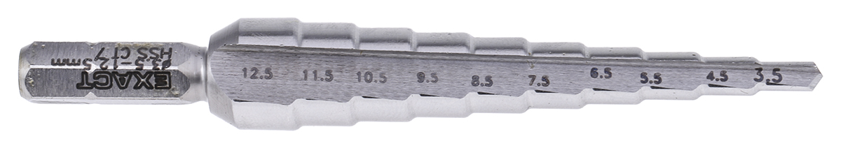 05362 EXACT HSS 3-13 mm Drill Bit, 85 mm, Hex, 2