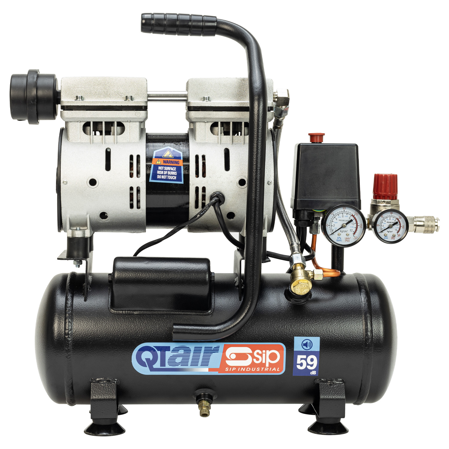05398 SIP 550 W Air Compressor, 9 bar, 14 kg