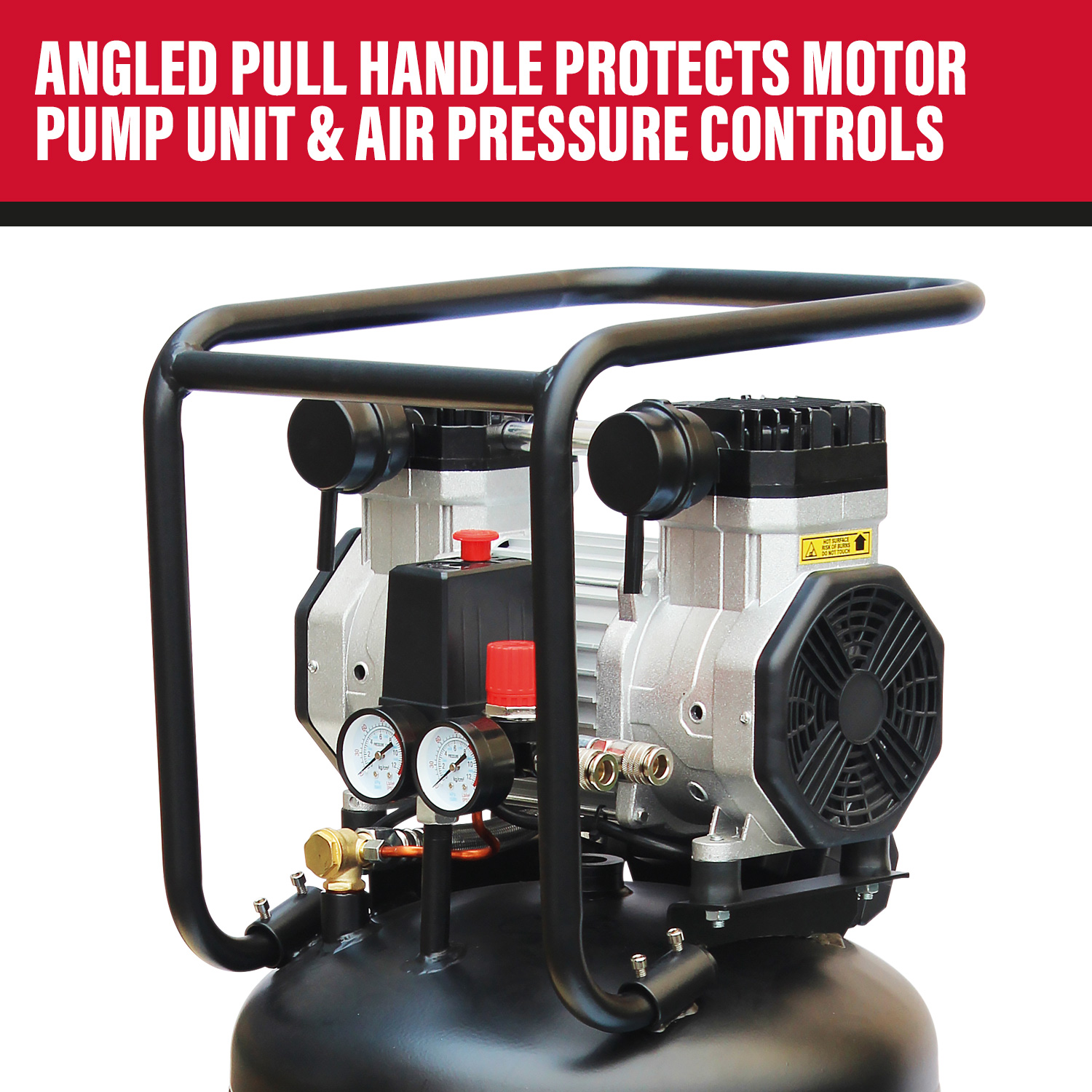 05484 SIP 3 HP Compressor, 8 bar, 53.5 kg, 100 L