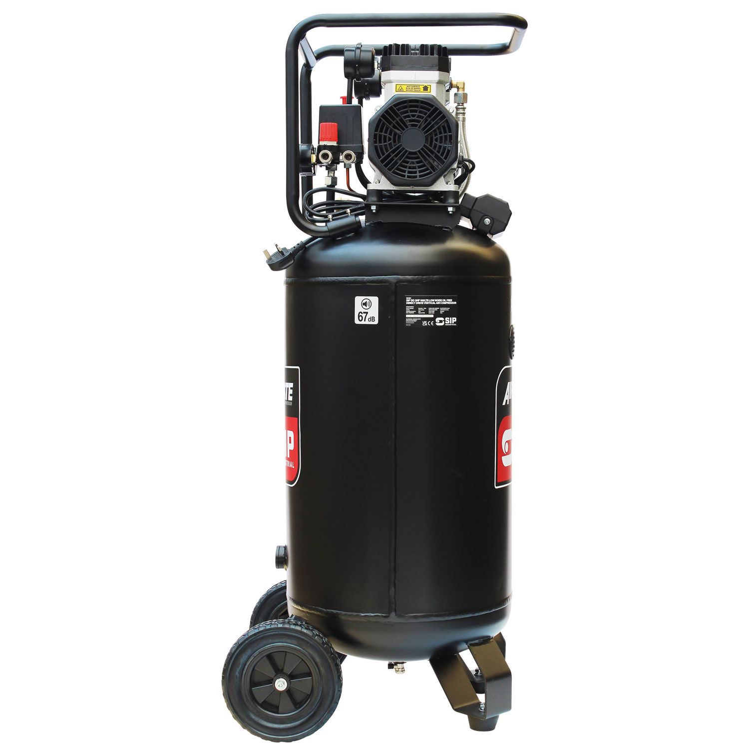 05484 SIP 3 HP Compressor, 8 bar, 53.5 kg, 100 L