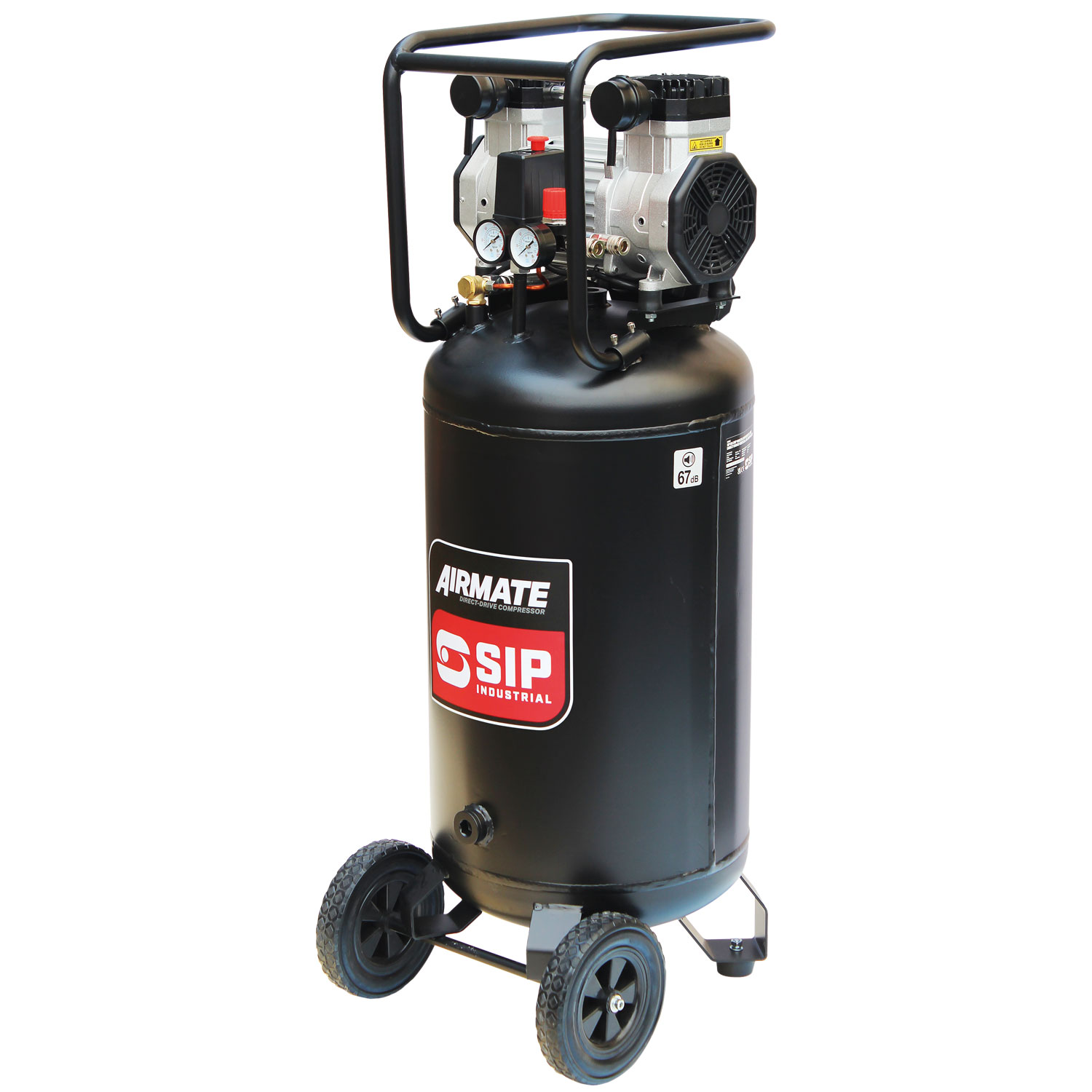 05484 SIP 3 HP Compressor, 8 bar, 53.5 kg, 100 L