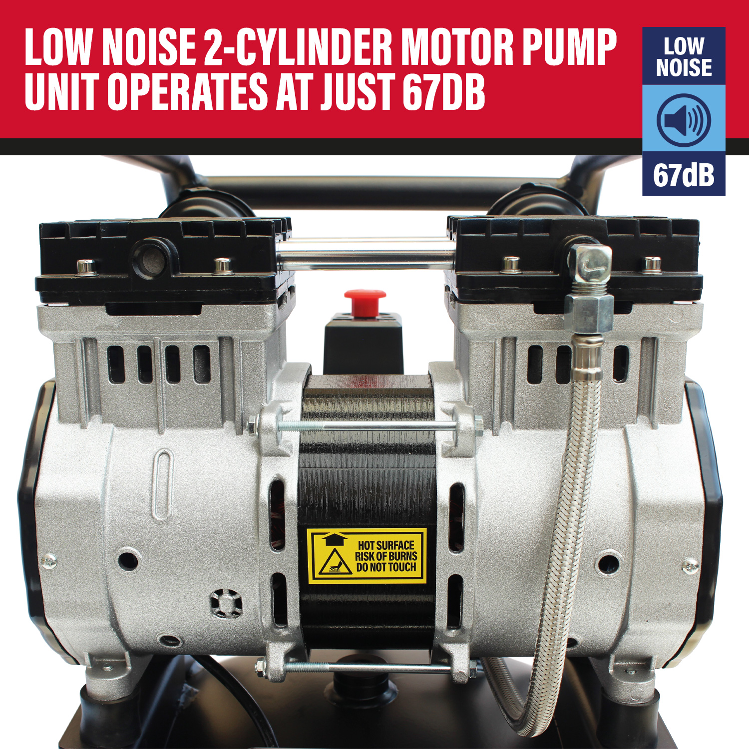 05484 SIP 3 HP Compressor, 8 bar, 53.5 kg, 100 L