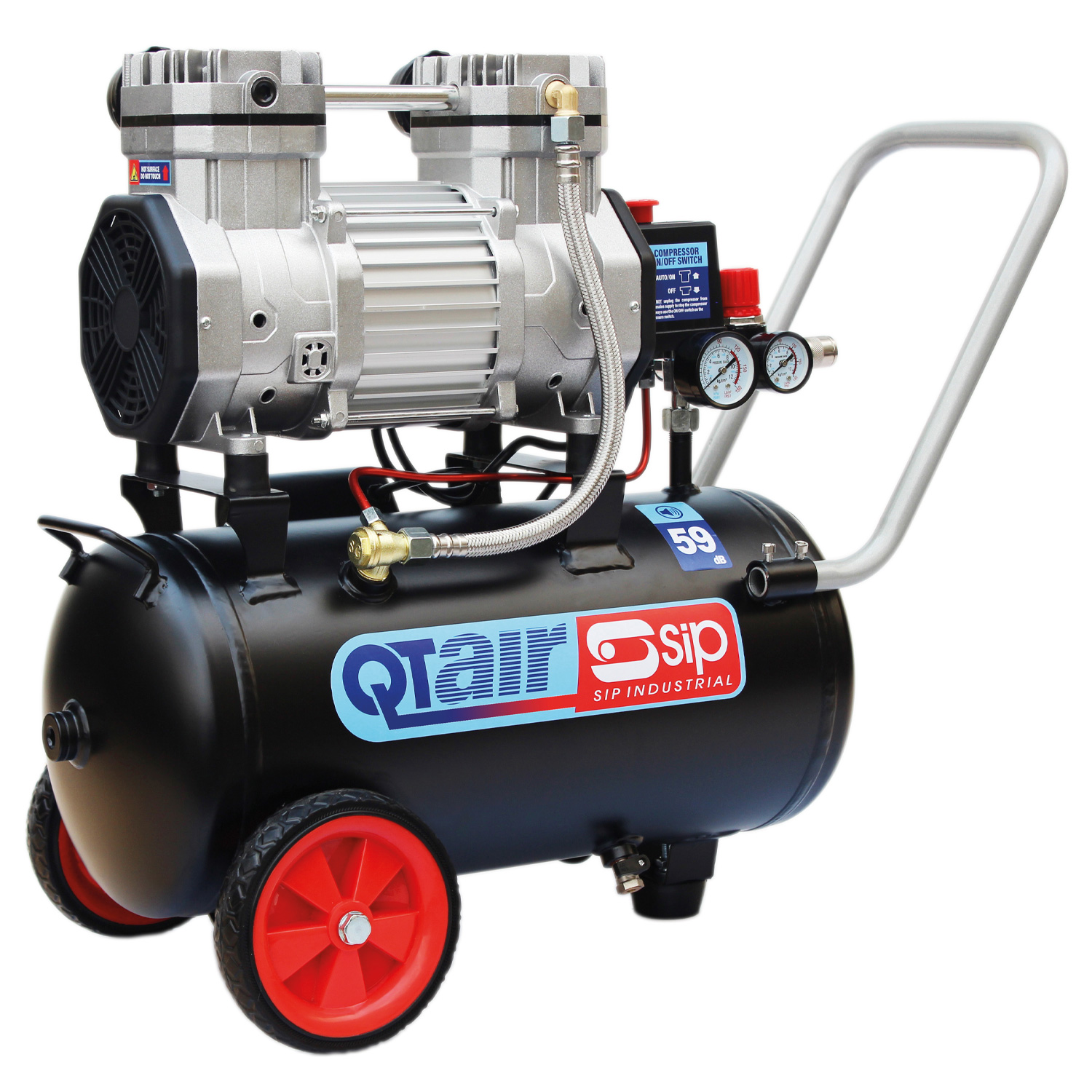 SIP 1.5 HP Air Compressor, 8 bar, 27.5 kg, 24 L