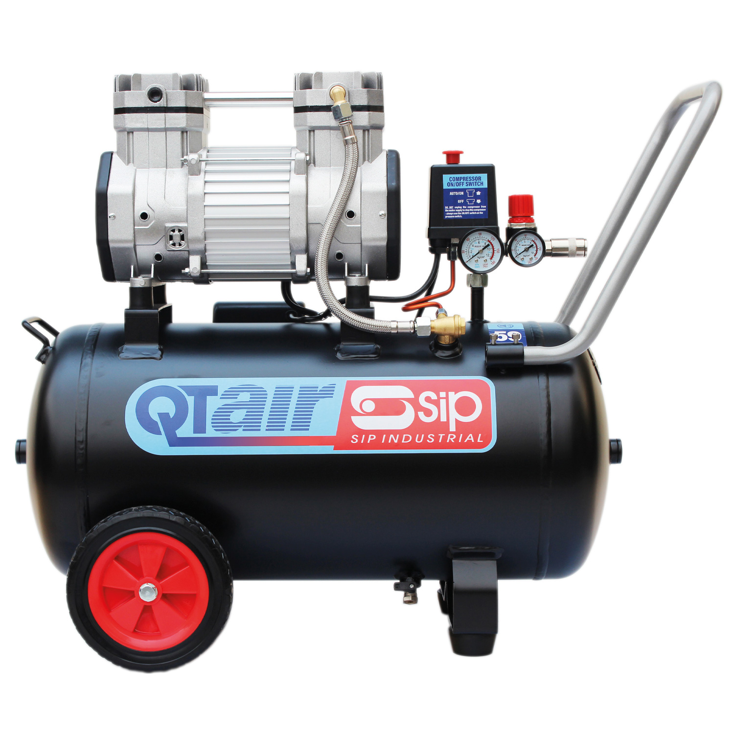 05492 SIP 1.5 HP Air Compressor, 8 bar, 36 kg, 50 L