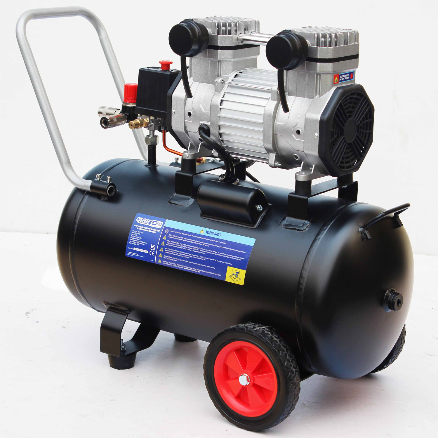 05492 SIP 1.5 HP Air Compressor, 8 bar, 36 kg, 50 L