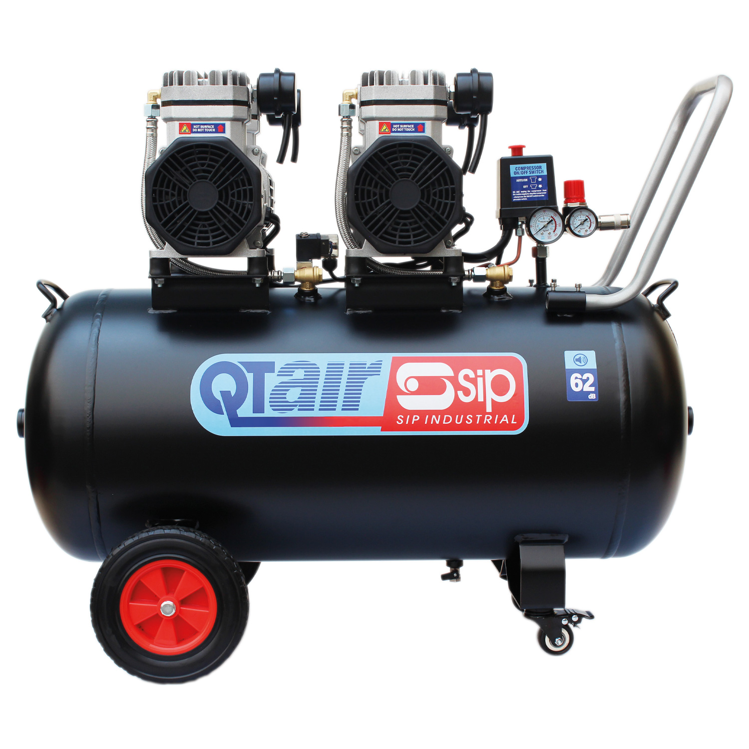 05494 SIP 3 HP Air Compressor, 8 bar, 70.35 kg, 100 L