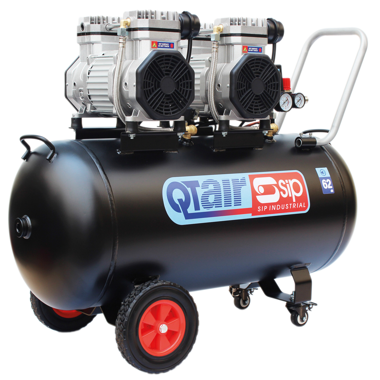 SIP 3 HP Air Compressor, 8 bar, 70.35 kg, 100 L