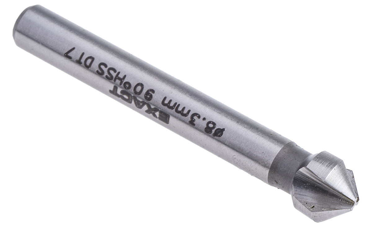 EXACT High Speed Steel Drill Bit, 8.3 mm Head, 3 Flute(s), 90 °, 1 Piece(s)