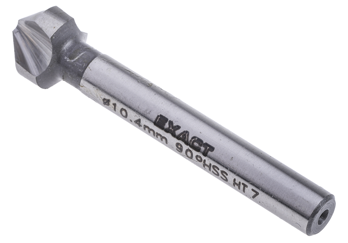 05513 EXACT High Speed Steel Drill Bit, 10.4 mm Head, 3 Flute(s), 90 °, 1 Piece(s)