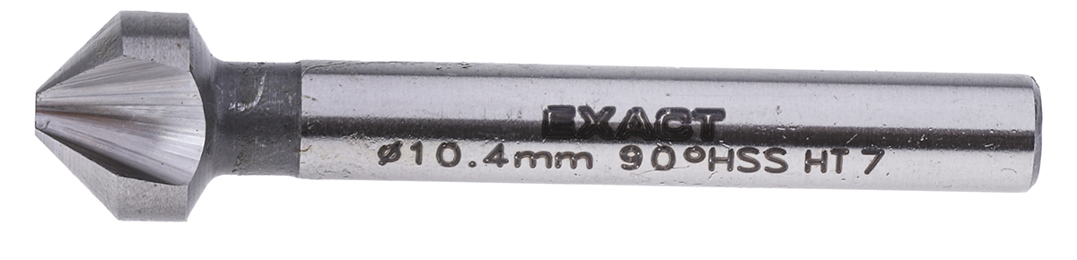 05513 EXACT High Speed Steel Drill Bit, 10.4 mm Head, 3 Flute(s), 90 °, 1 Piece(s)