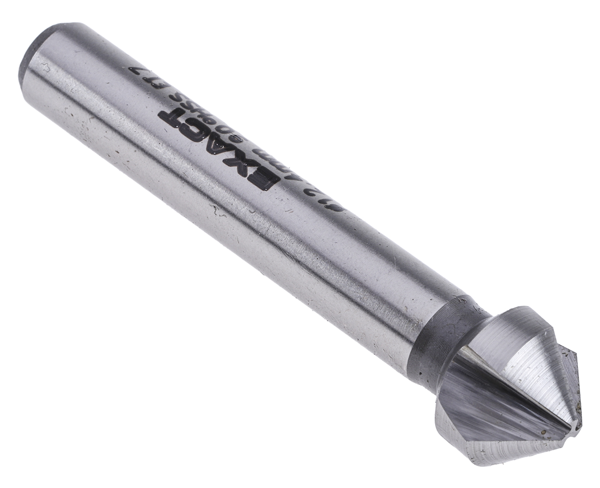 EXACT High Speed Steel Drill Bit, 12.4 mm Head, 3 Flute(s), 90 °, 1 Piece(s)
