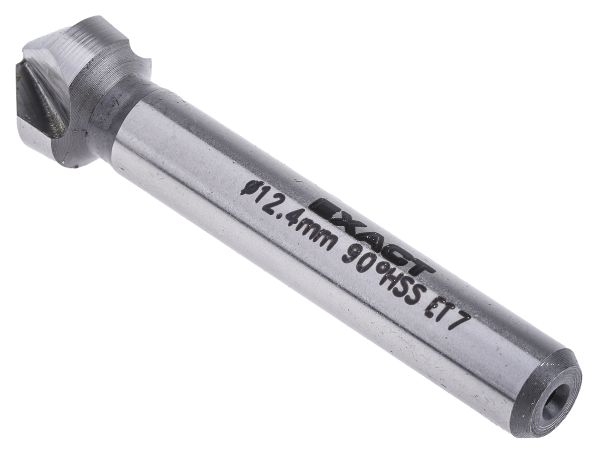 05515 EXACT High Speed Steel Drill Bit, 12.4 mm Head, 3 Flute(s), 90 °, 1 Piece(s)