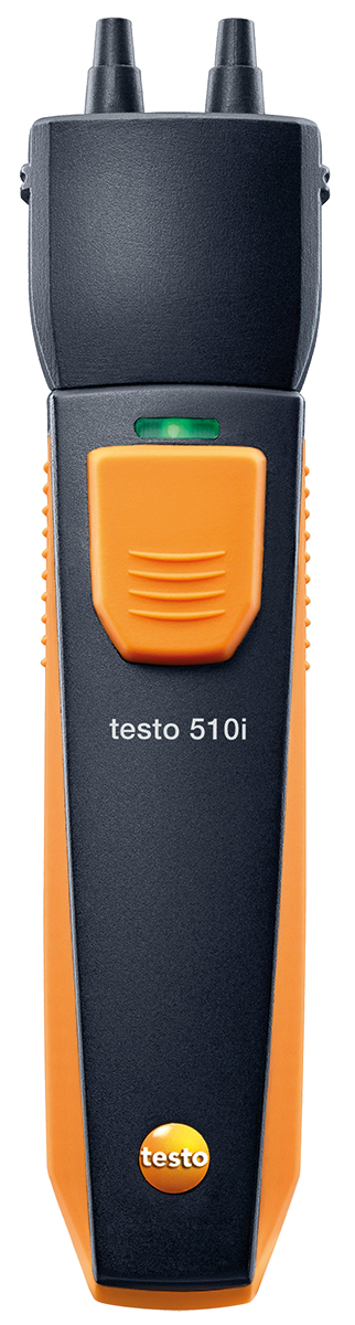Testo 510i  Differential Manometer With 1 Pressure Port/s, Max Pressure Measurement 150 hPa, RSCAL