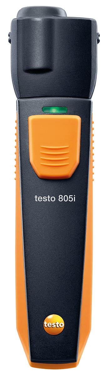 Testo 805i Bluetooth Infrared Thermometer, -30 °C Min, 250 °C Max, ±2.5°C Accuracy, F, °C Measurements, RSCAL