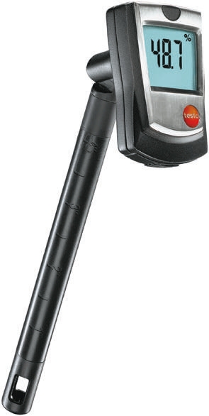 Testo 605-H1 Hygrometer 50 °C, ±3 %RH Accuracy, 50 °C Max, 95 %RH Max