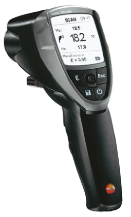 Testo 835-H1 Infrared Thermometer, -30 °C Min, 600 °C Max, ±1.5 °C, ±1 °C, ±2.5 °C Accuracy, Centigrade Measurements