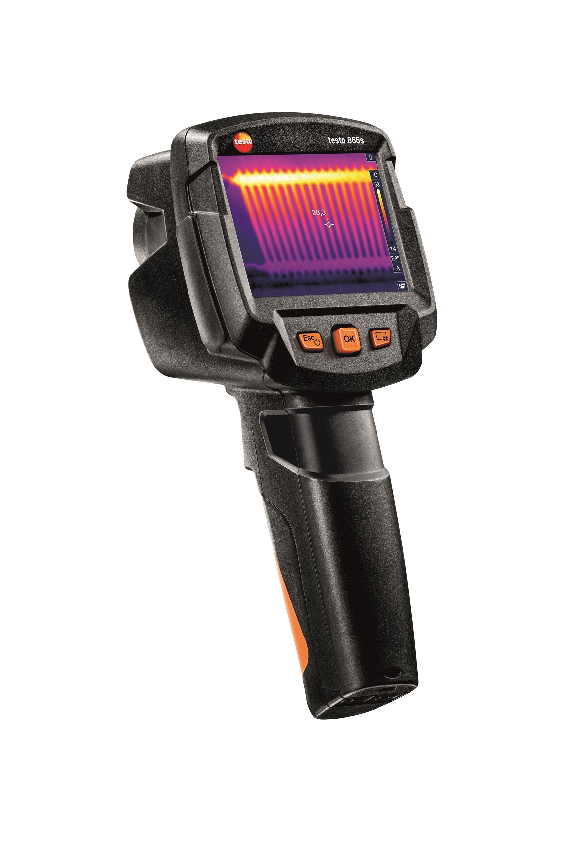 Testo 865s 865S USB 2.0 Thermal Imaging Camera, 280 °C 160 x 120 pixel Detector Resolution