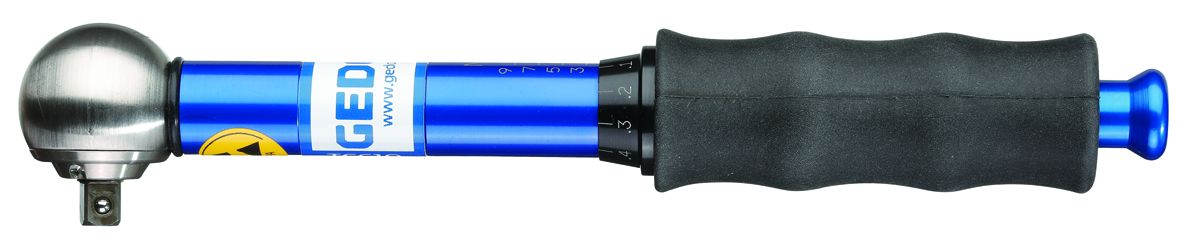 MHH Engineering Slipping Torque Wrench, 2 to 10 Nm, 1/4 in Drive, Square Drive, 195mm Overall, RSCAL