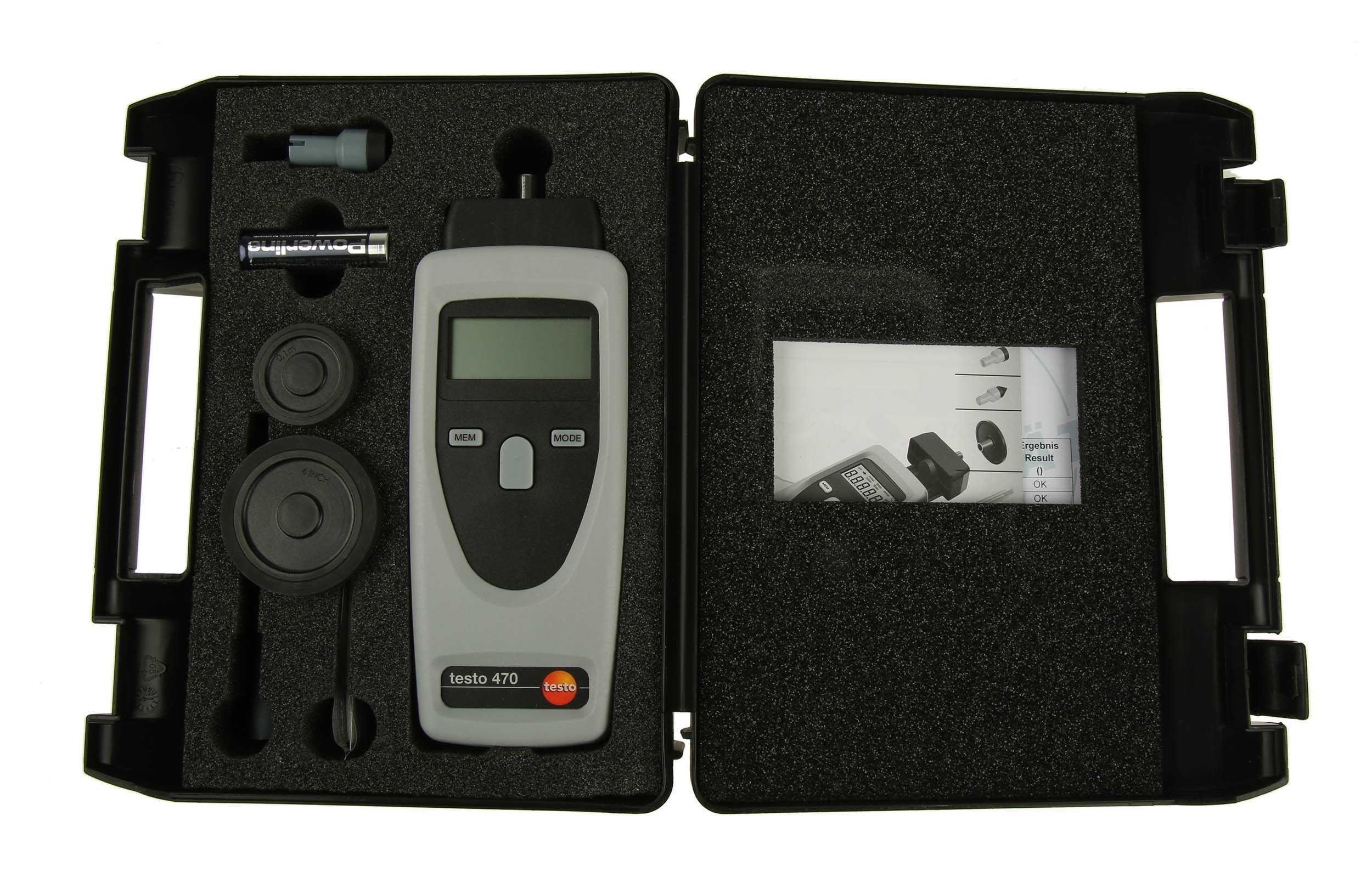 0563-0470 Testo Tachometer Best Accuracy ±0.02 % - LCD 99999rpm