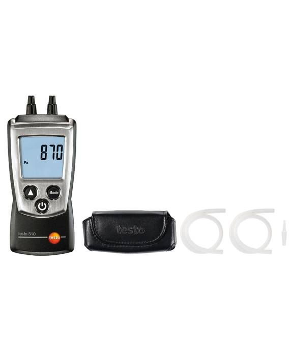 0563-0510 Testo 510  Differential Manometer With 2 Pressure Port/s, Max Pressure Measurement 100 hPa