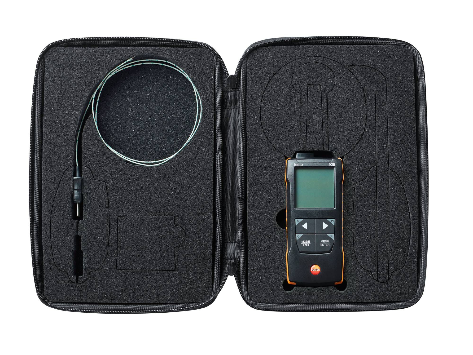 0563-0925 Testo 925 Differential Digital Thermometer, K Probe, 1 Input(s), 1000 °C Max