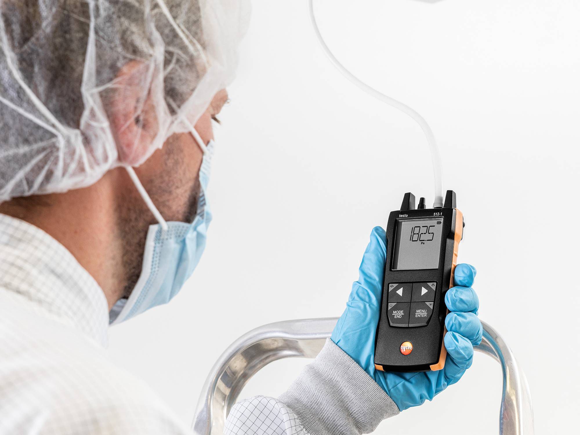 0563-1512 Testo 512-1  Differential Manometer With 2 Pressure Port/s, Max Pressure Measurement 200 mbar