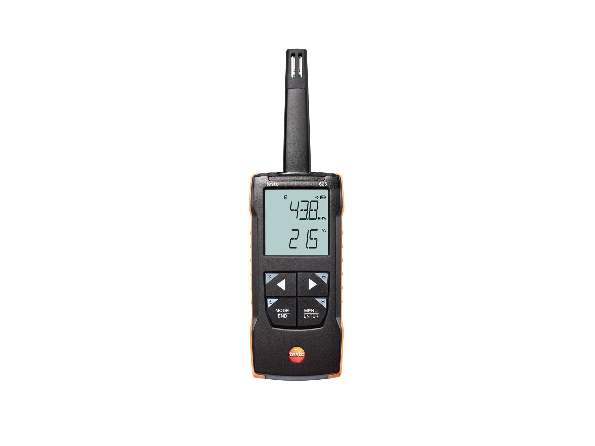 Testo 625 Thermohygrometer 50 °C, 2.5 %RH Accuracy, 60 °C Max, 100 %RH Max