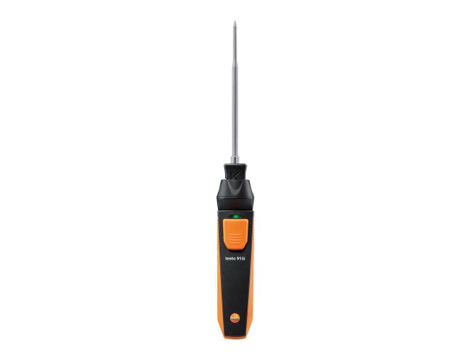 Testo 915i Wireless Digital Thermometer, K Probe, 1 Input(s), 1000 °C Max, ±1°C Accuracy