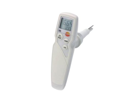 Testo 205 pH Meter, ±0.02 pH Accuracy, 0.01 pH Resolution, 14 pH Max, 60 °C Max