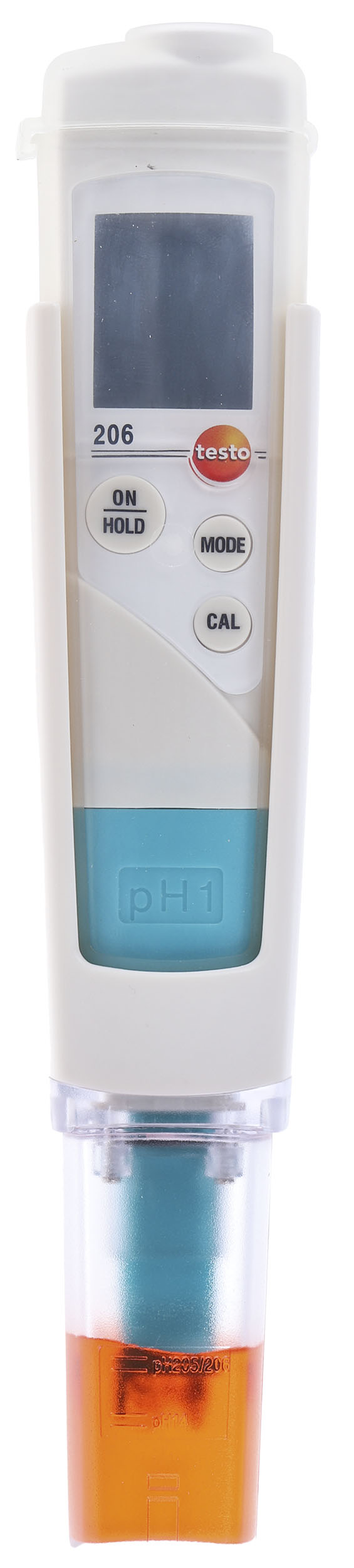 Testo 206-pH1 pH Meter, ±0.02 pH Accuracy, 0.01 pH Resolution, 14 pH Max, 60 °C Max