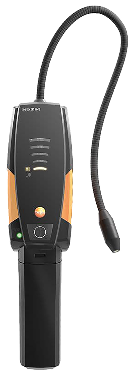 Testo 316-3 Handheld Refrigerant Leak Detector for HFCs, HCFCs, CFC Detection Audible Alarm, EN